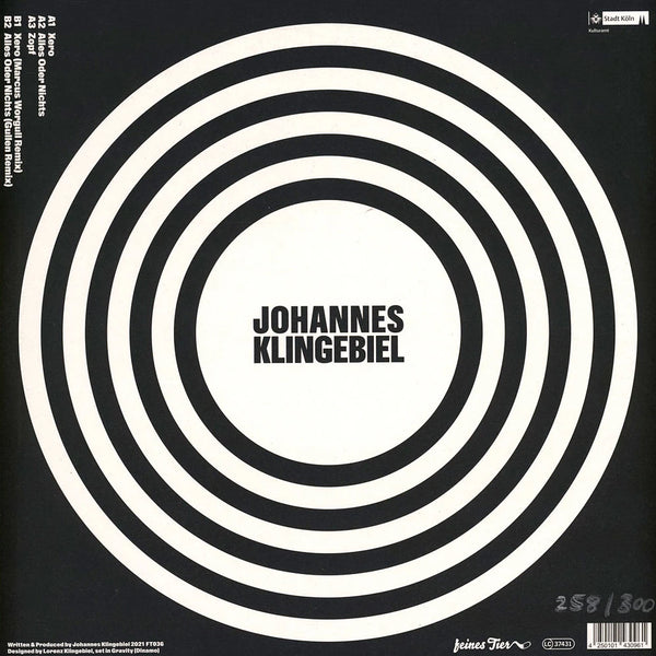 Johannes Klingebiel • Alles Oder Nichts EP