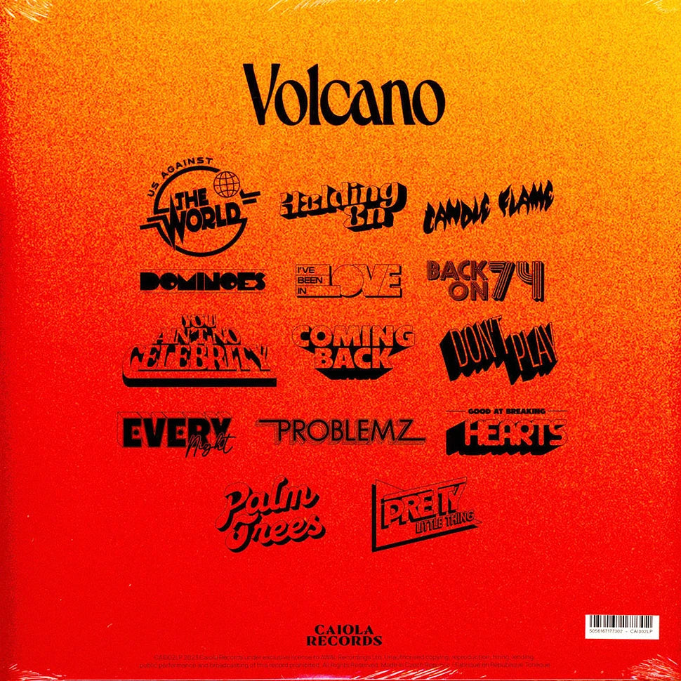 Jungle • Volcano — back