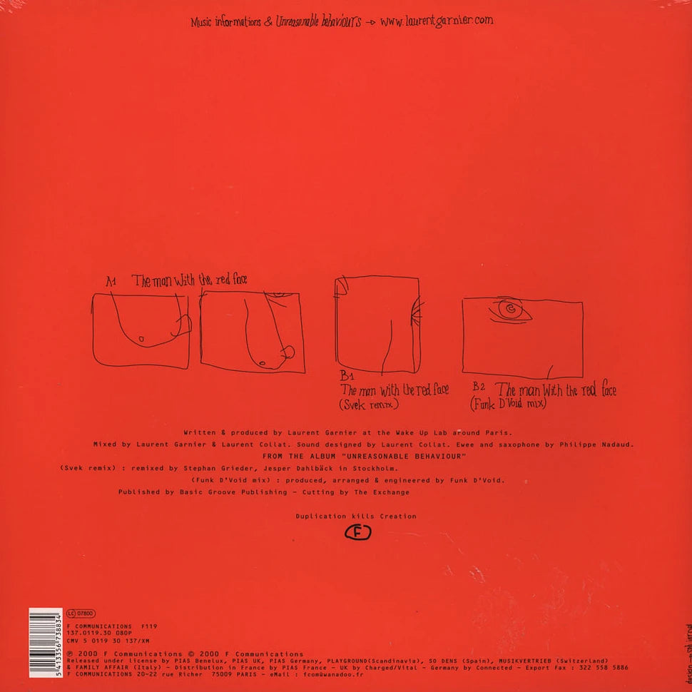 Laurent Garnier • The Man With The Red Face