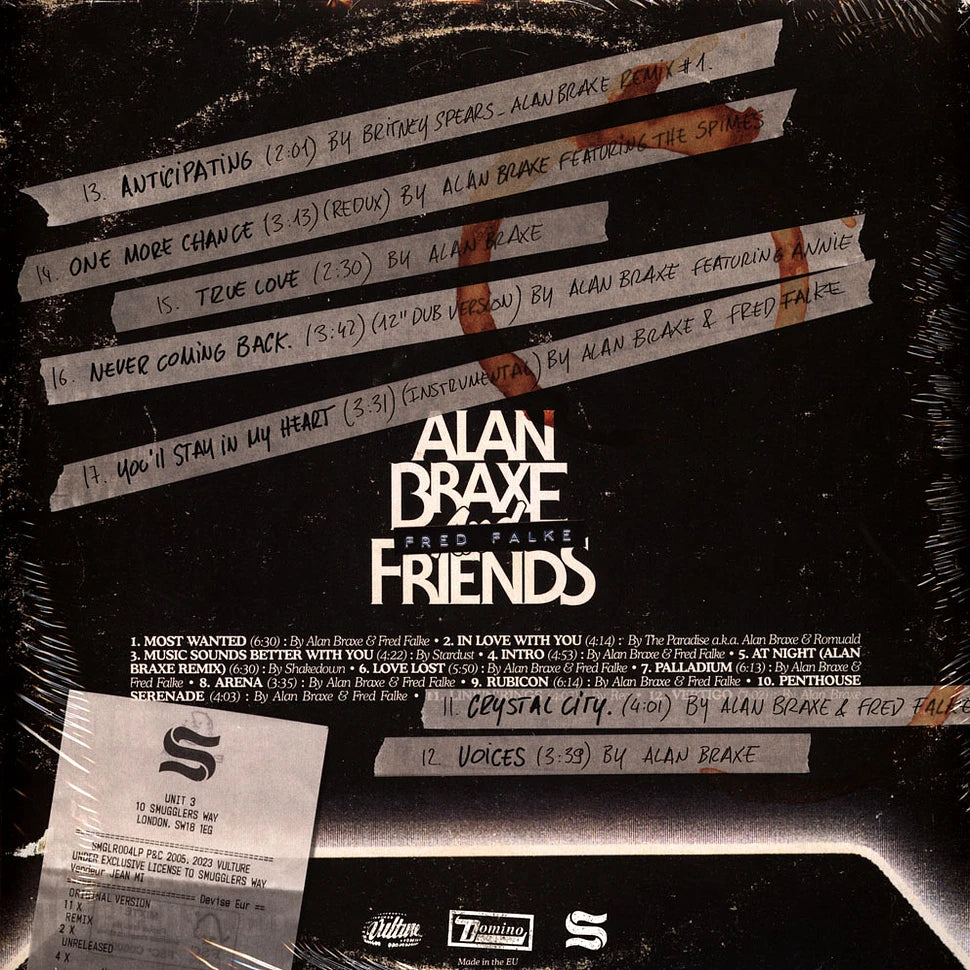 Alan Braxe & Friends • The Upper Cuts 2023 Colored Vinyl Edition