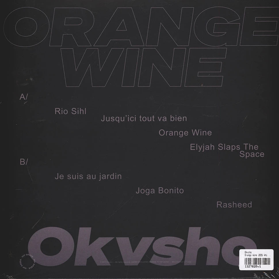 Okvsho • Orange Wine — white vinyl