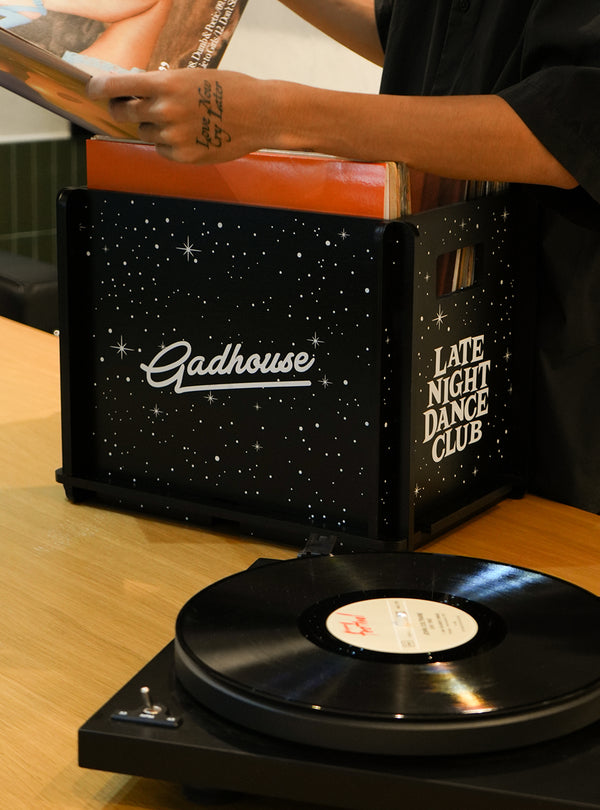 Gadhouse x Late Night Dance Club RSD 2025 Vinyl Crate - Black