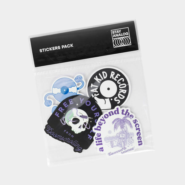 Stay Analog x Fat Kid Records • Sticker Pack